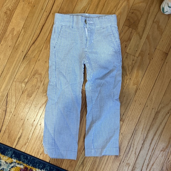 Janie and Jack size 4 boys seersucker blue Easter outfit - Picture 7 of 9